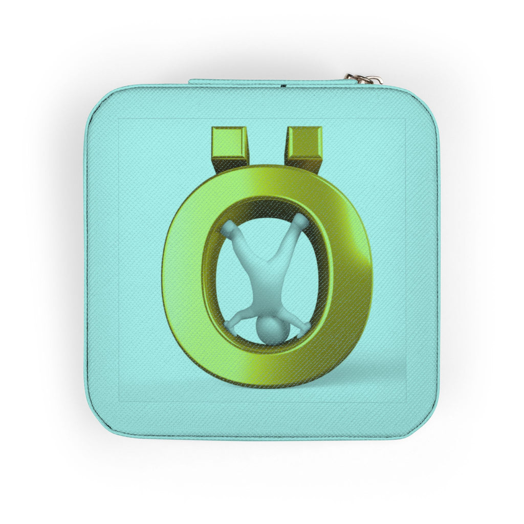 Gold Letter Ö Jewelry Travel Case | Compact Portable Organizer