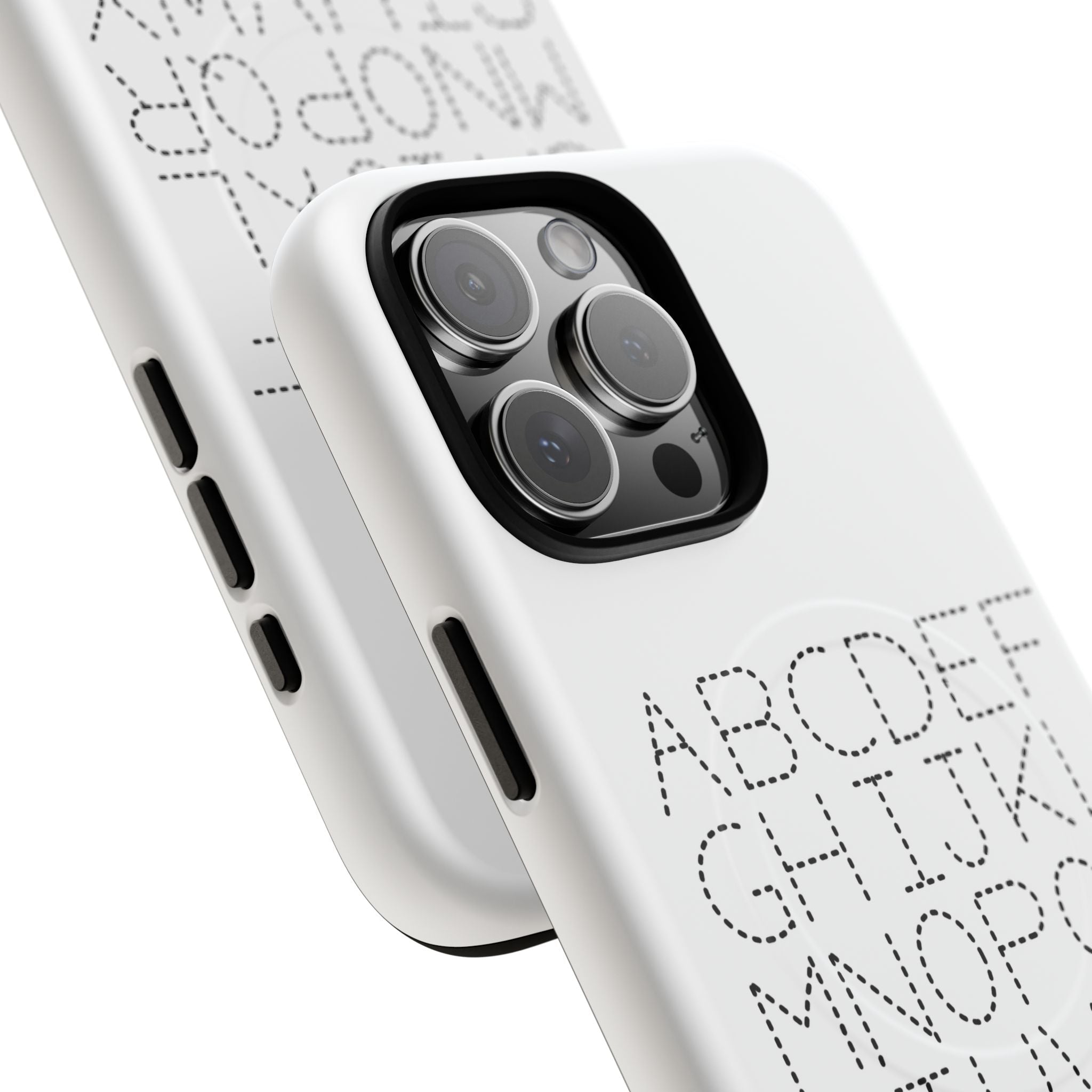 Dotted Alphabet Phone Case | Tough Magnetic Case