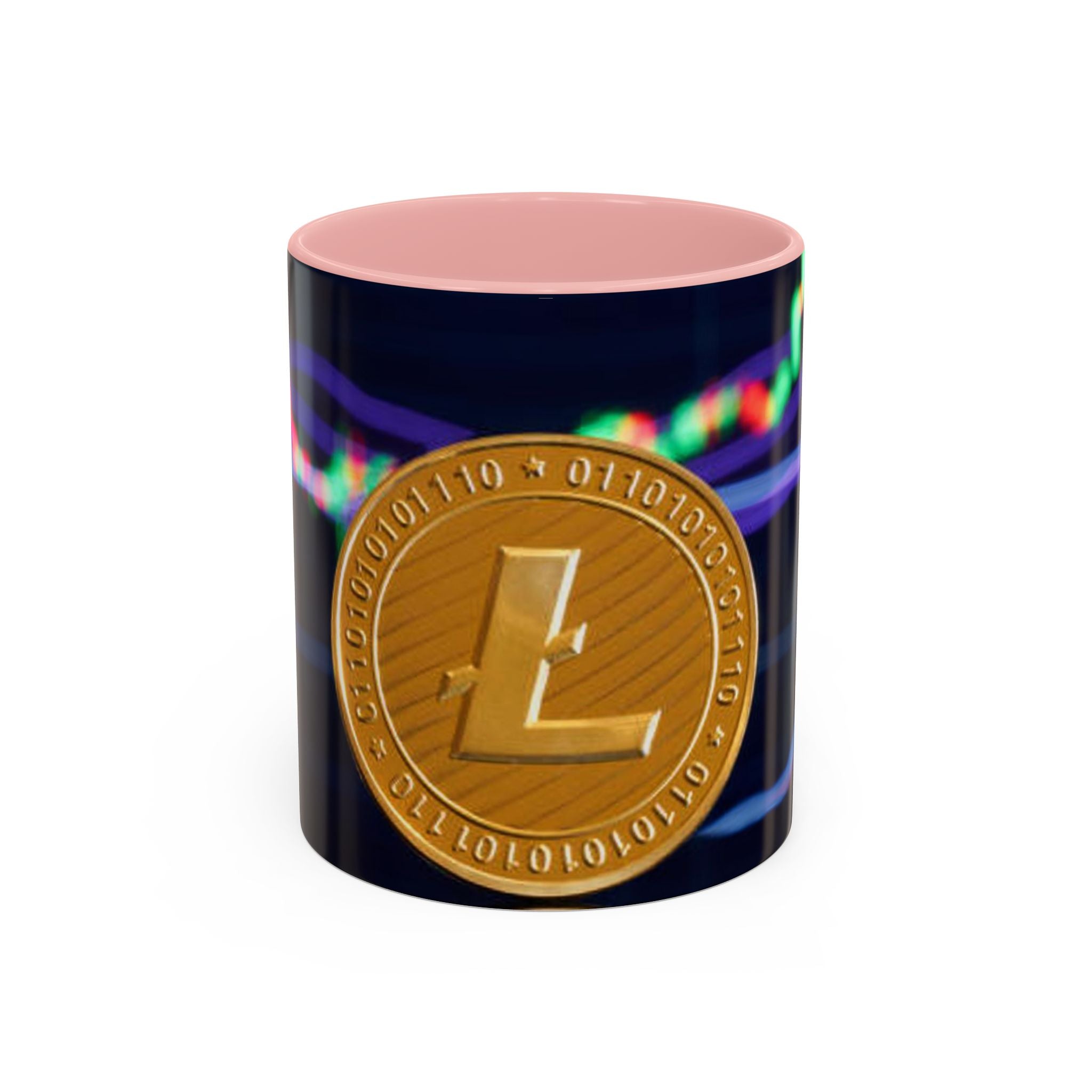 Mug tasse à café Litecoin Crypto Coin | Tasse à café avec accent