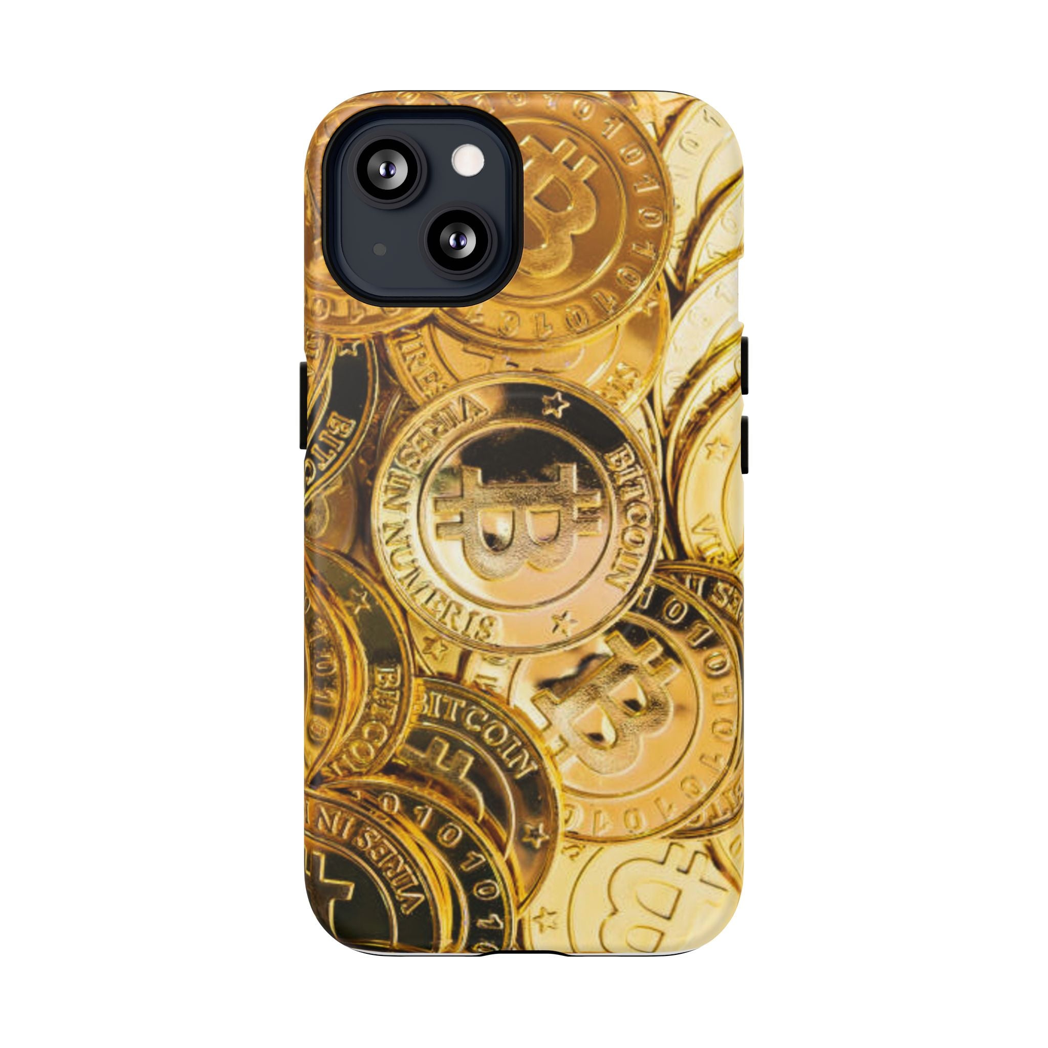 Coque de Téléphone Bitcoin Or | Coque Magnétique Robuste
