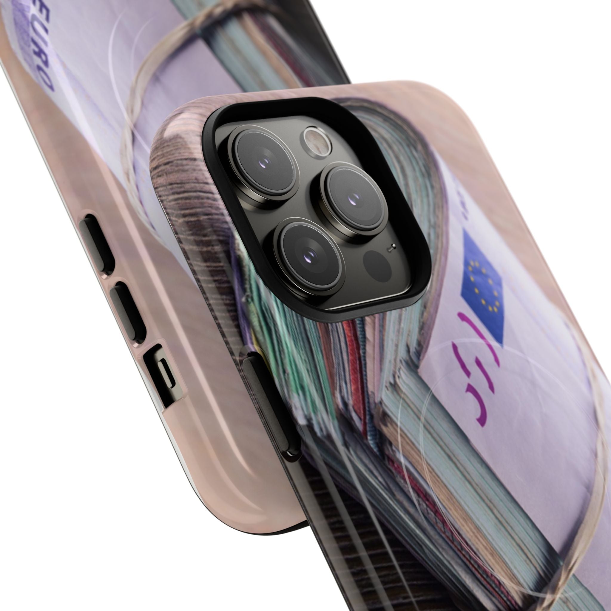 Stack of Euro Banknotes Phone Case | Money Roll iPhone Case, Cash Print