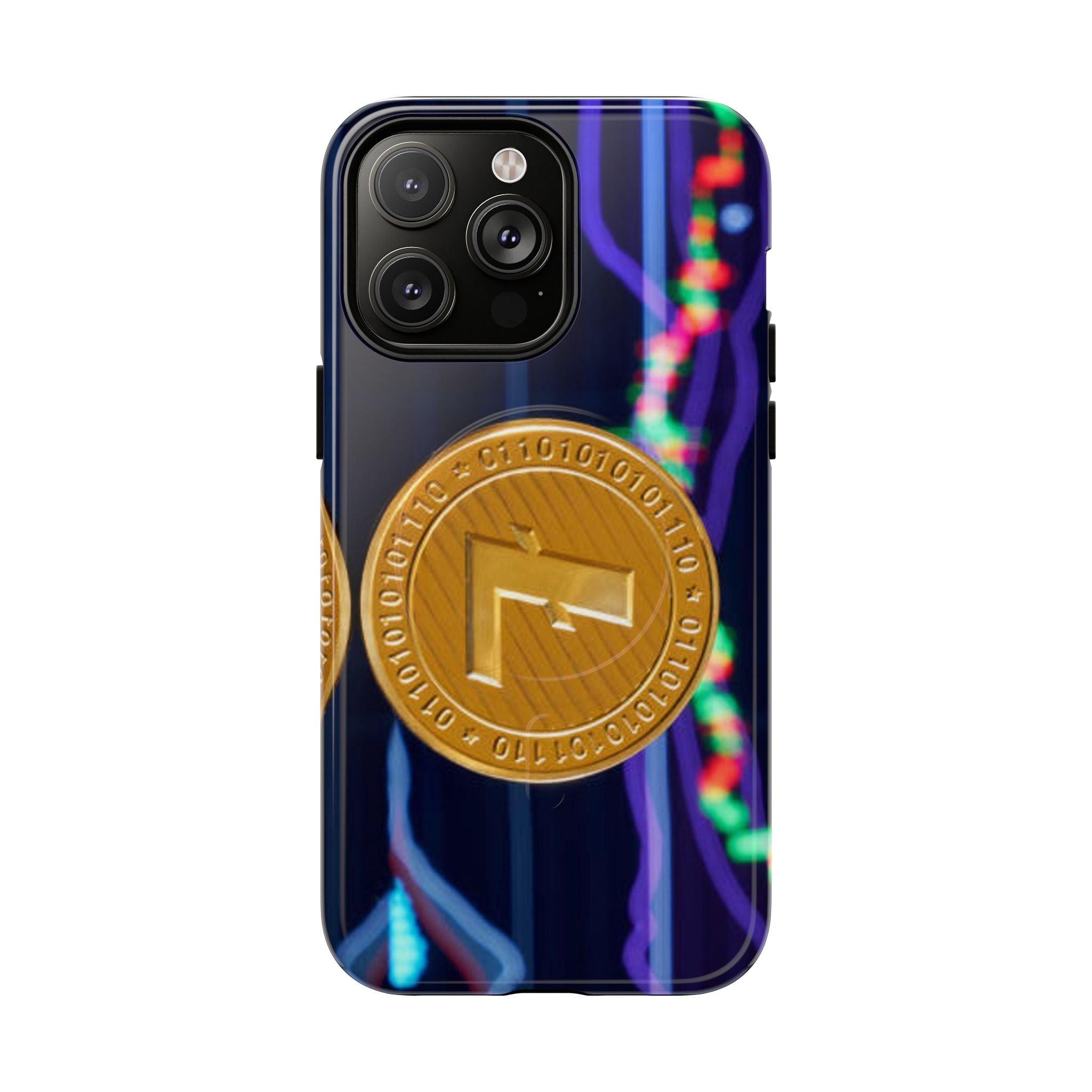 Coque de téléphone Litecoin Crypto Coin | Coque magnétique résistante, design Blockchain