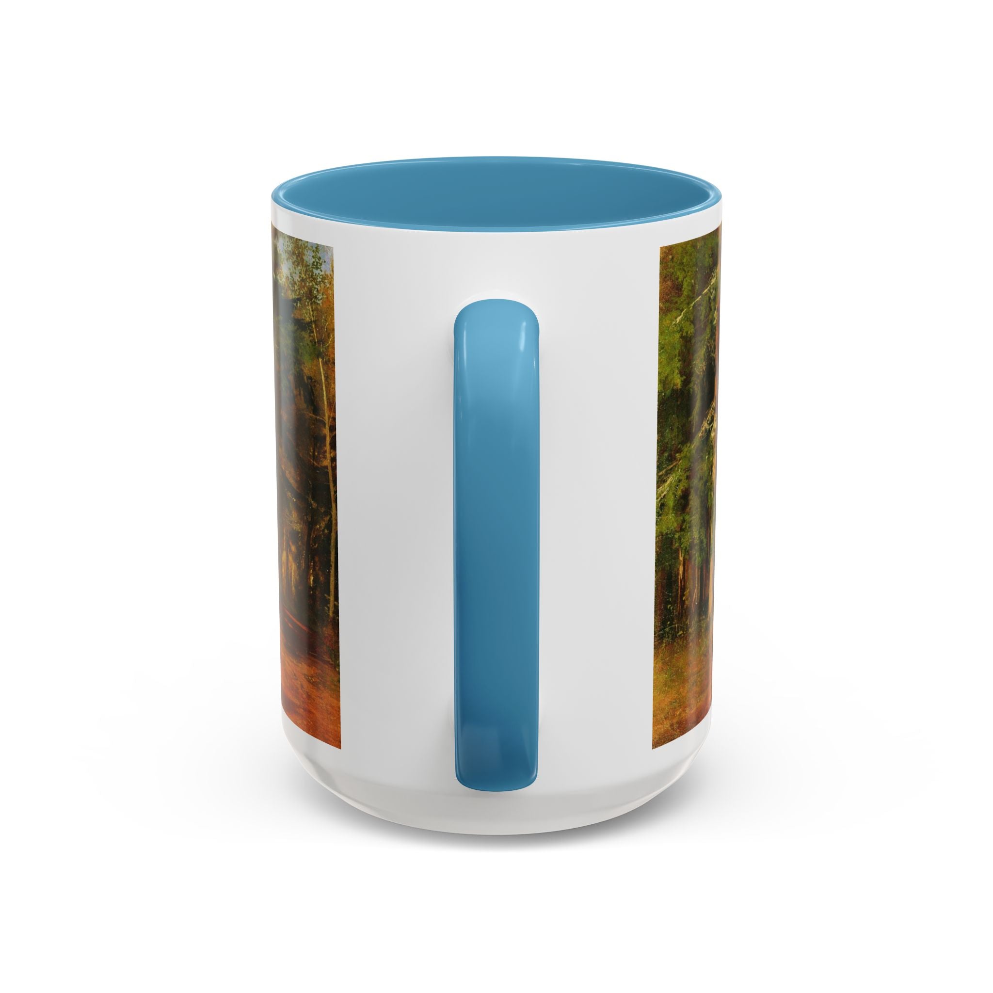 Waldweg-Malerei Tasse | Akzent-Kaffeetasse 11oz 15oz