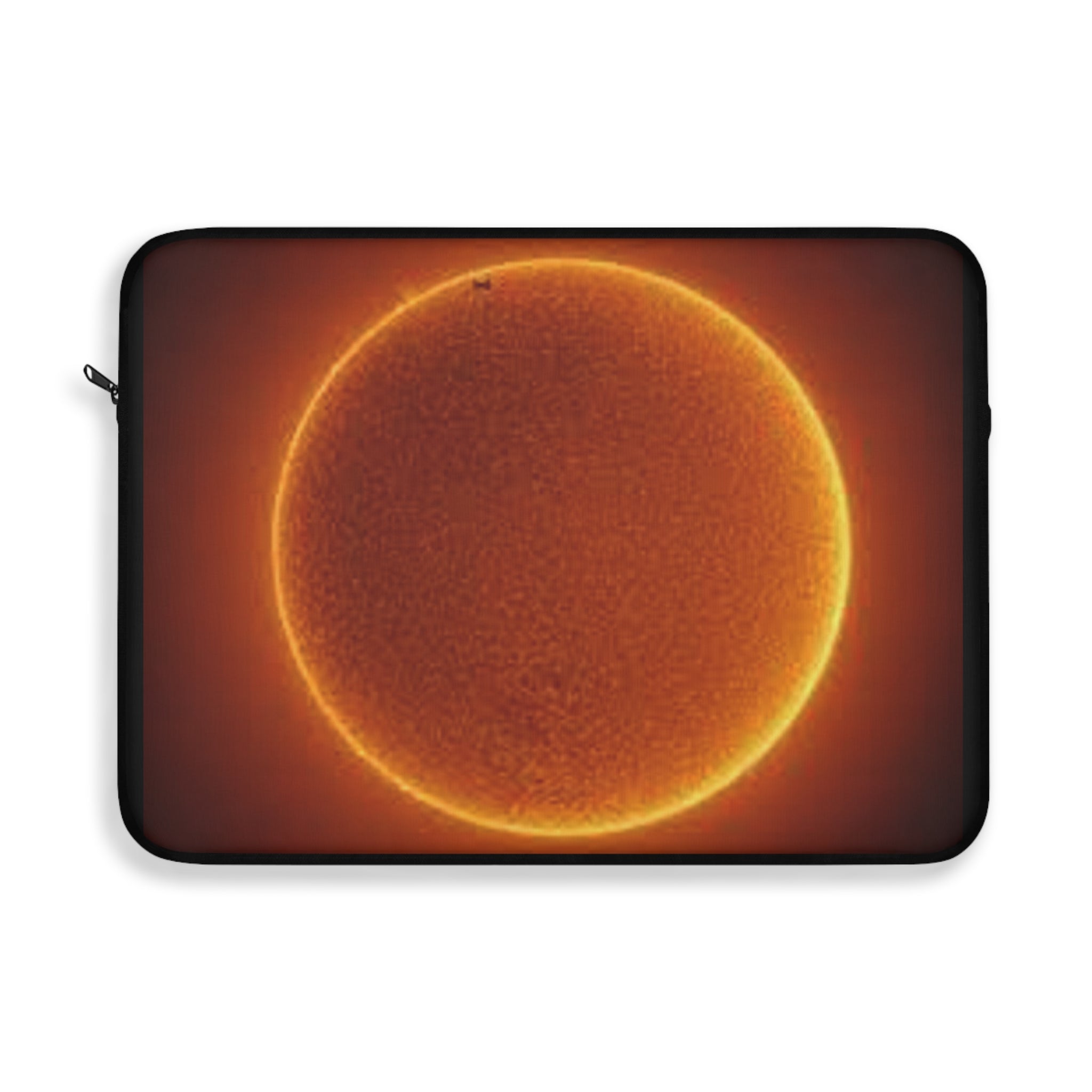 Solar Disc Laptop Sleeve | Sun Photography, Cosmic Orange Glow