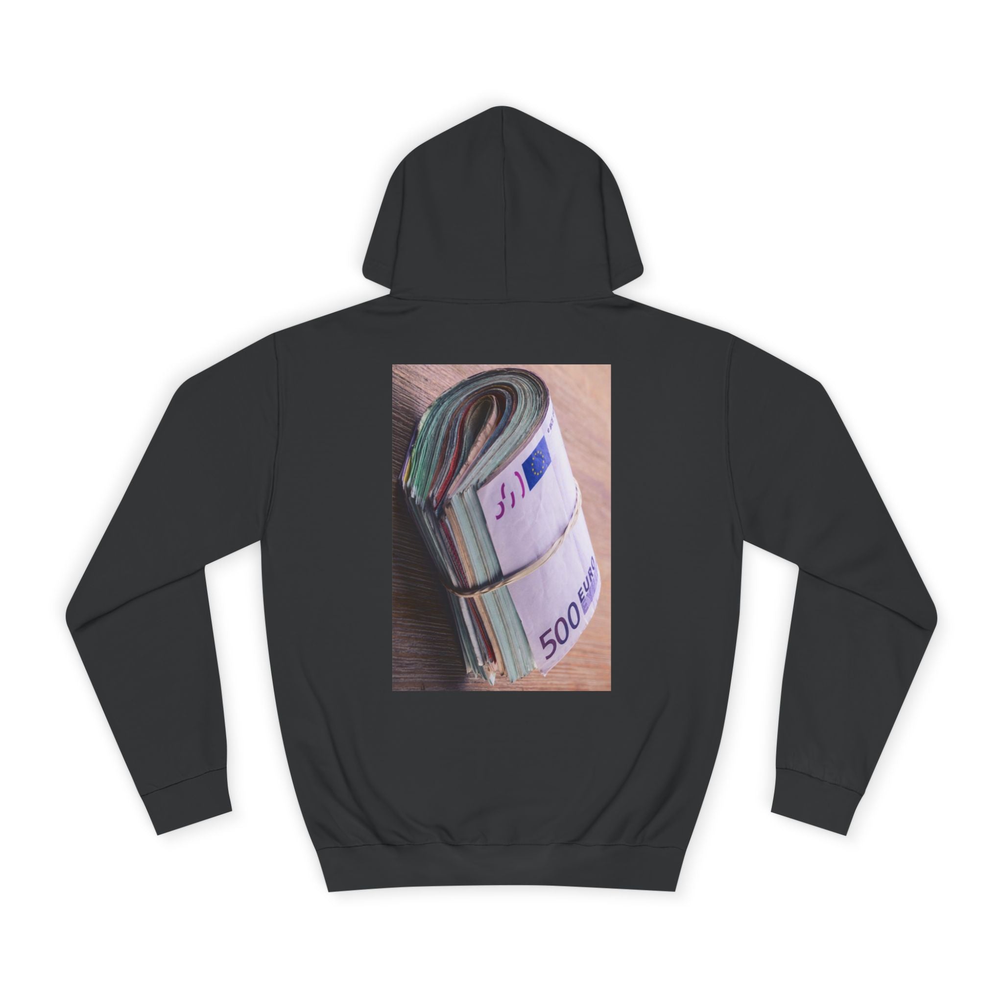 Rolled Currency Stack Hoodie | Money Print, Cash Bundle