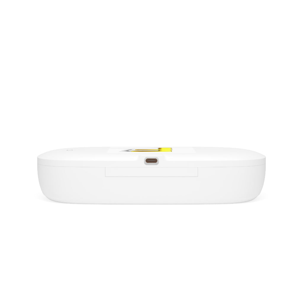 Gold Letter F Monogram UV Phone Sanitizer and Wireless Charging Pad