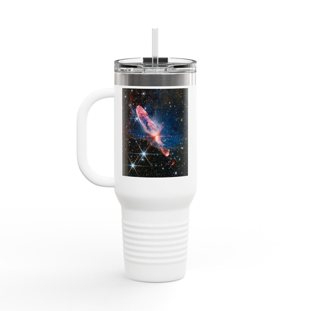 Cosmic Nebula with Stars 40oz Travel Mug | Space Galaxy Insulated Tumbler