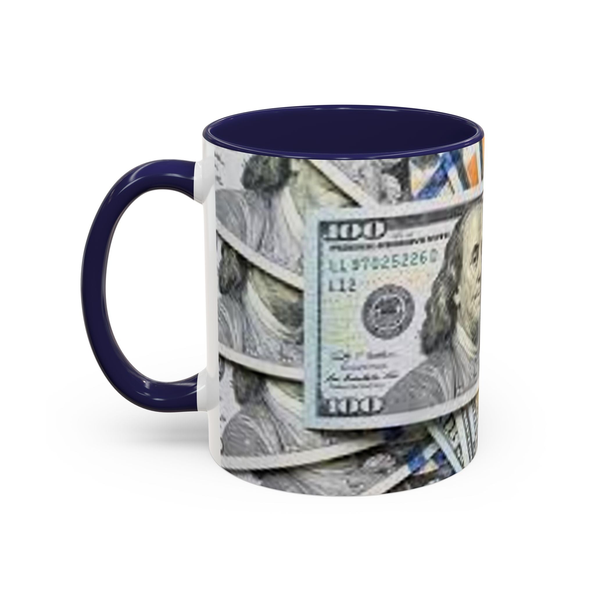 Hundred Dollar Bills Mug | Accent Coffee Mug