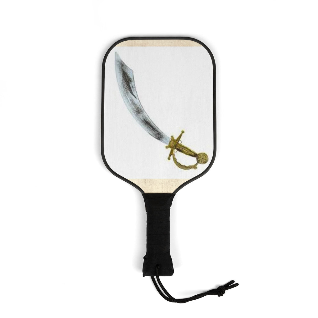 Pirate Cutlass Illustration Pickleball Paddle Set | Pickleball Kit
