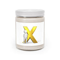 Gold X Monogram Candle 9oz Soy Candle | White Lid