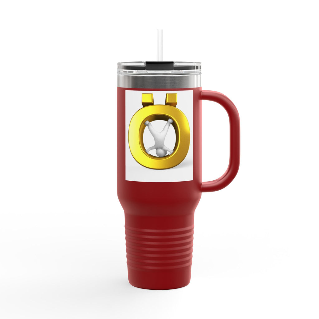 Gold Letter Ö Travel Mug | 40oz Insulated Tumbler
