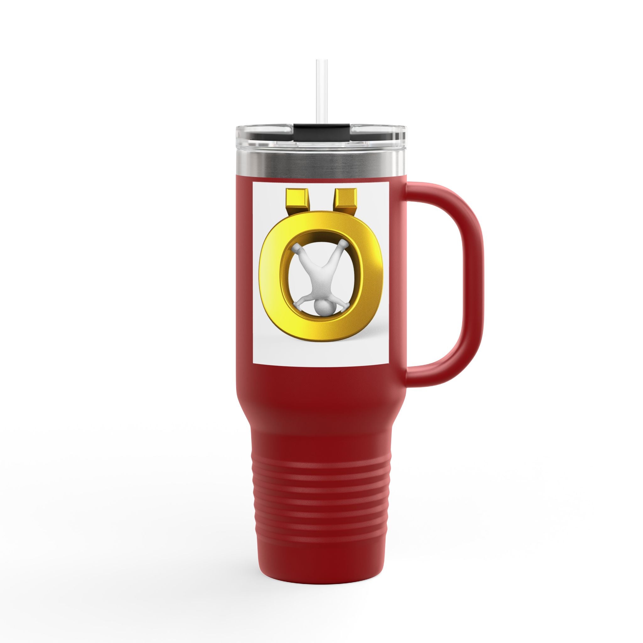 Gold Letter Ö Travel Mug | 40oz Insulated Tumbler