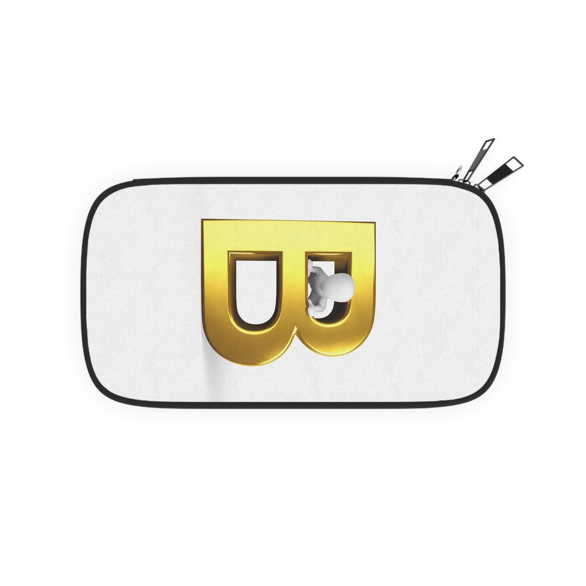 Gold Letter B Monogram Passport Wallet | Initial Travel Case
