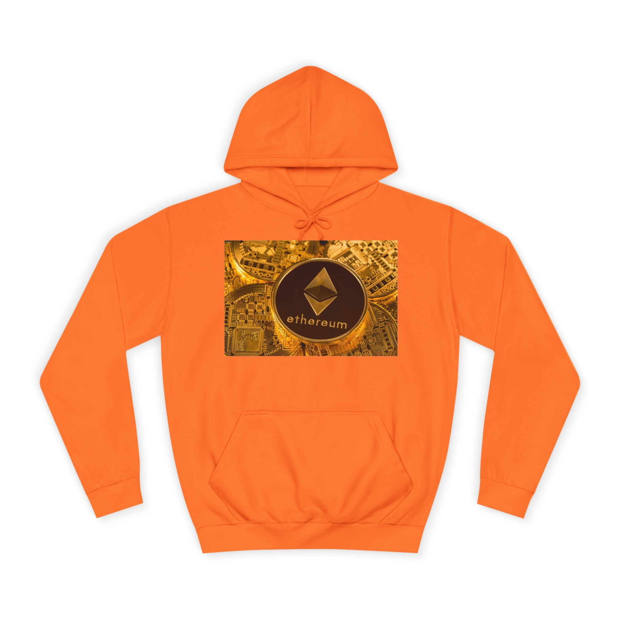 Sweat à capuche Ethereum Coin | Sweat-shirt logo Crypto, design Blockchain