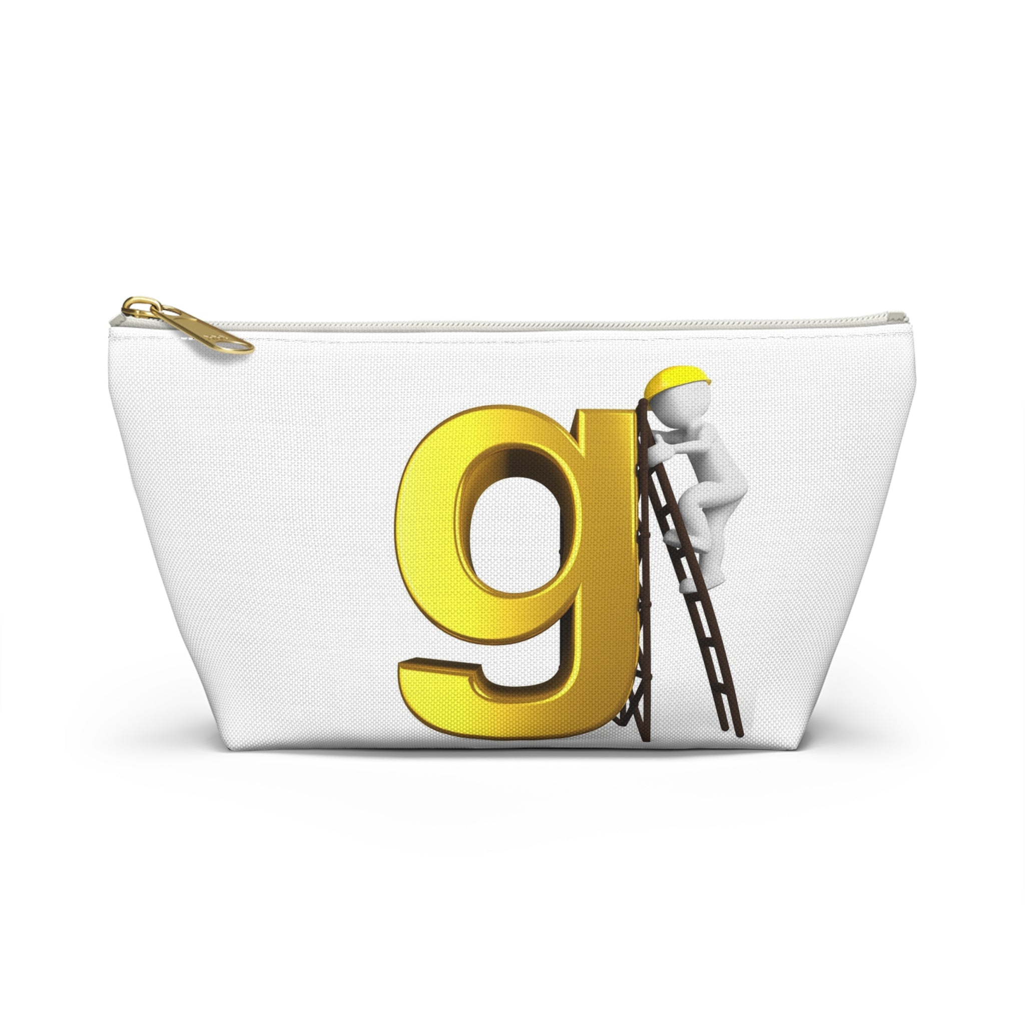 Gold Letter G with Worker Ladder Accessory Pouch