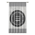 Solana Cryptocurrency Coin  Window Curtain | Minimal Graphic Curtain
