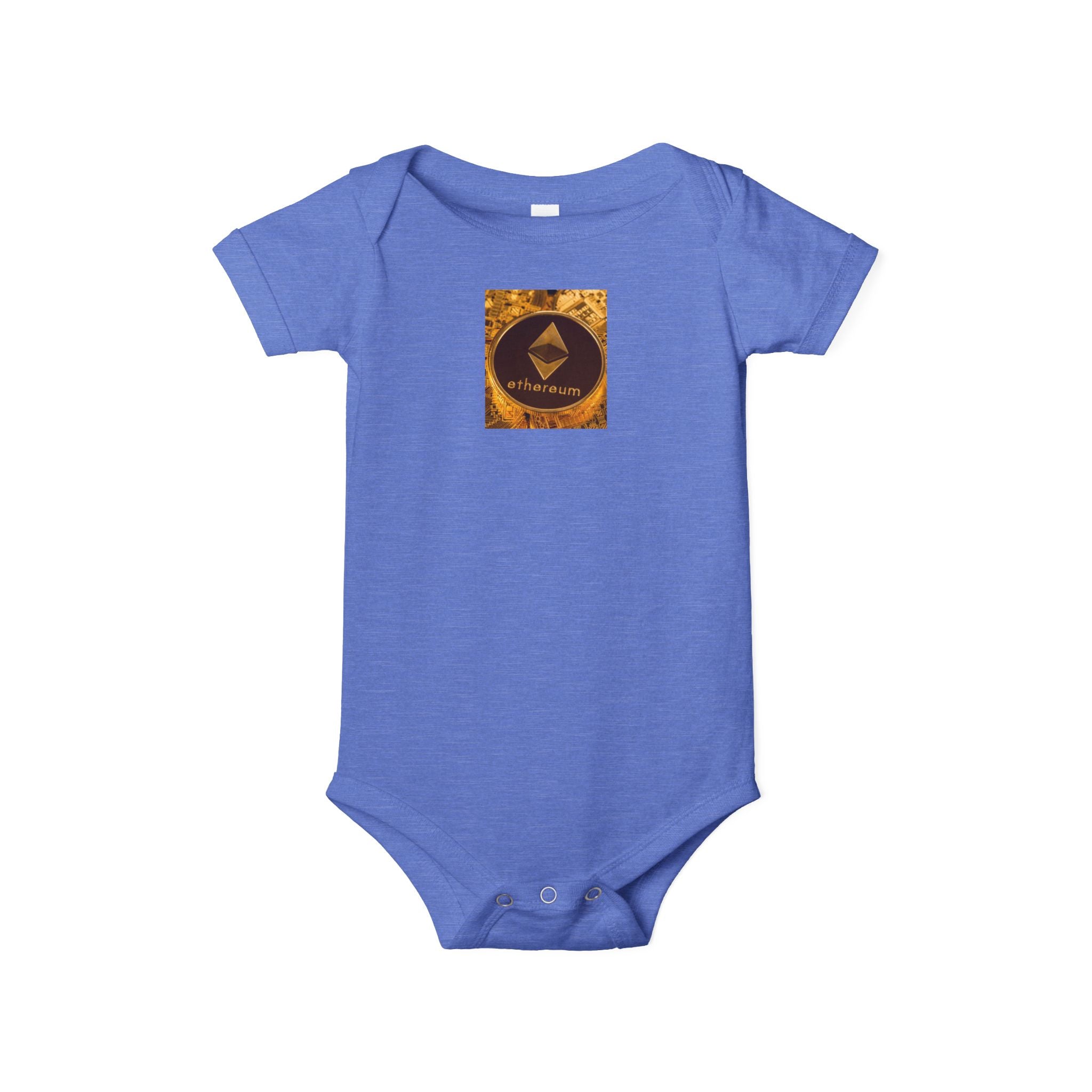 Grenouillère Bébé Logo Ethereum | Body Bébé Crypto