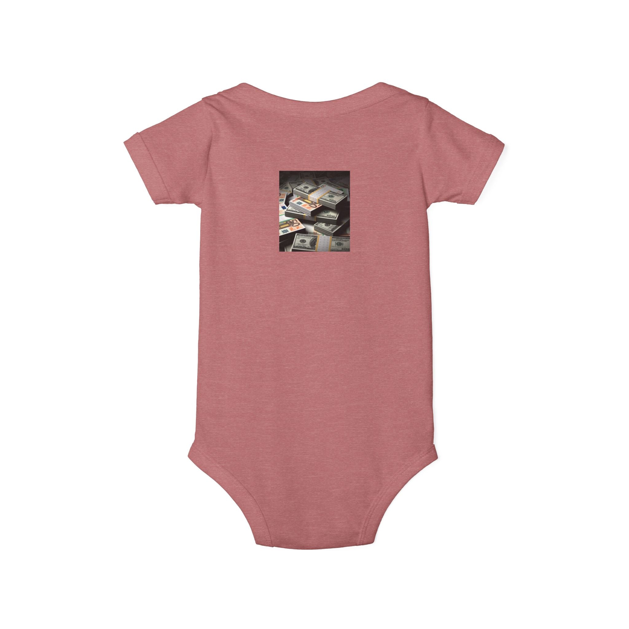 Stack Of Cash Infant Onesie | Baby Bodysuit Photography Print