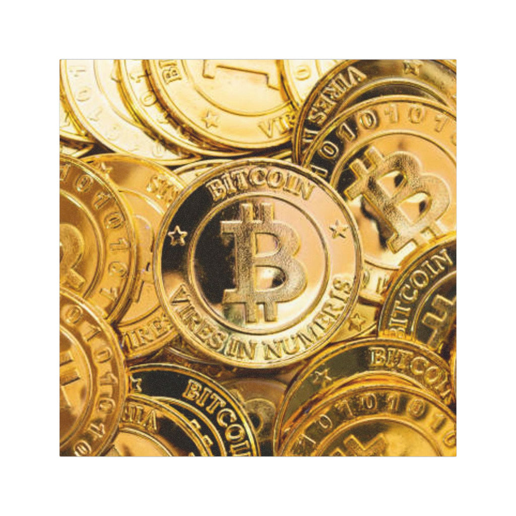Bitcoin Coins Car Magnet | Cryptocurrency Coin Design