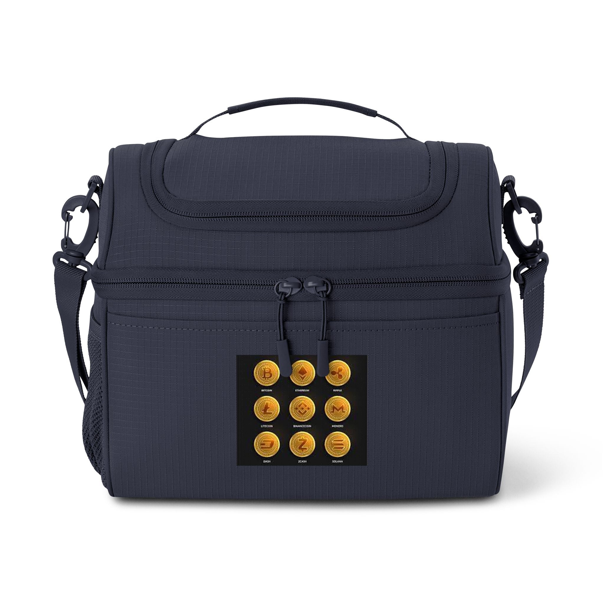 Sac isotherme pour cryptomonnaie | Sac à lunch isotherme, accessoire de pique-nique avec pièces de monnaie