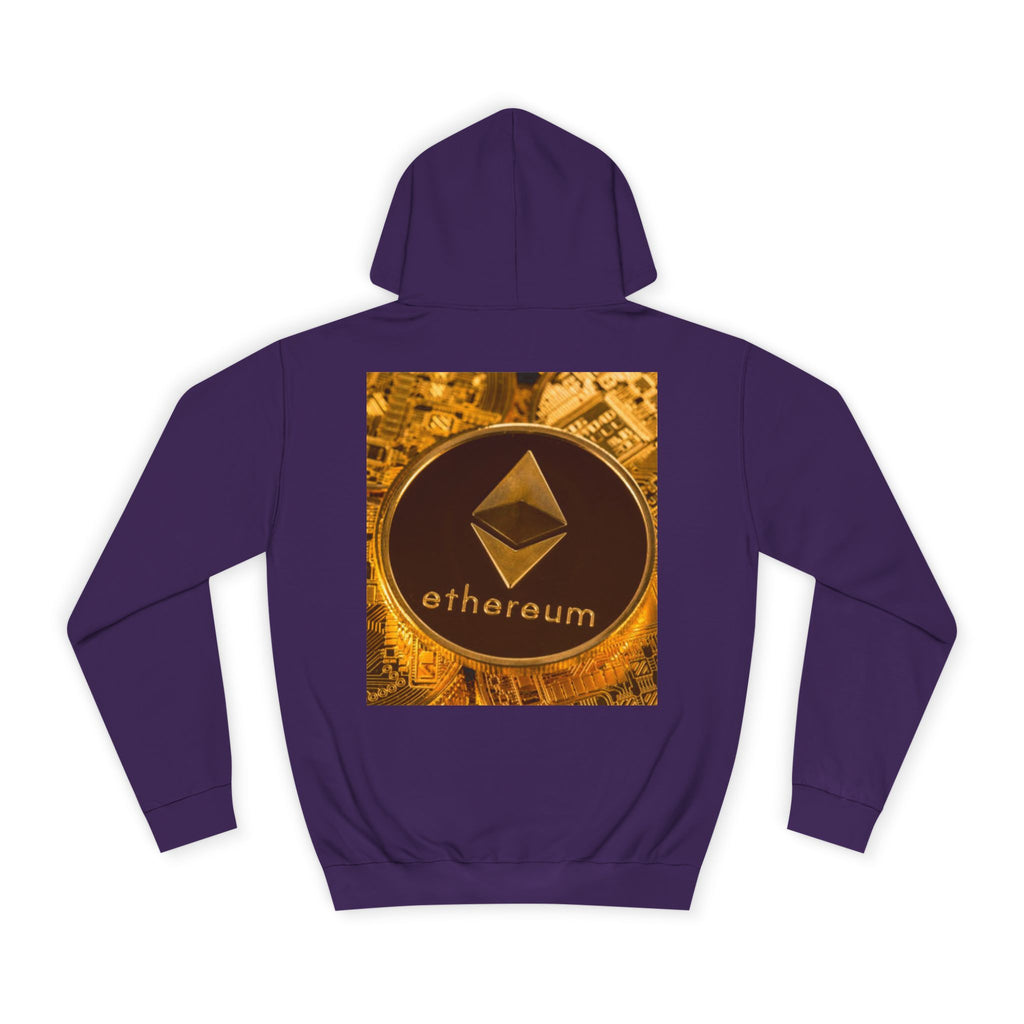 Ethereum Coin Hoodie | Crypto Logo Sweatshirt, Blockchain Design