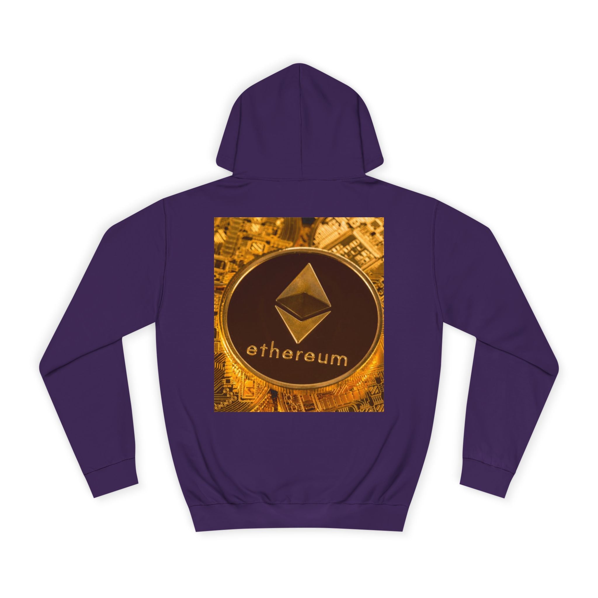 Ethereum Coin Hoodie | Crypto Logo Sweatshirt, Blockchain Design