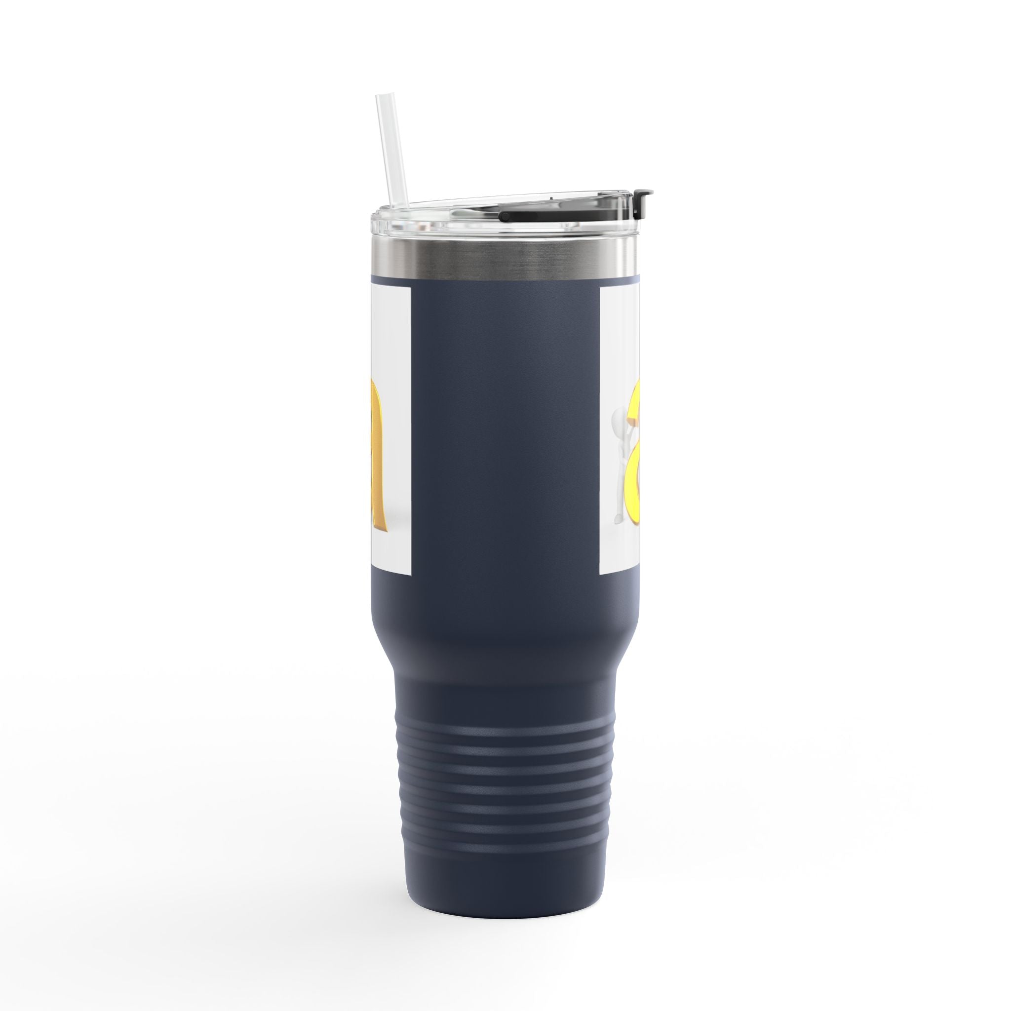 Gobelet lettre A jaune 3D | Mug de voyage