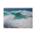 Ocean Wave Glass Cutting Board | Sea Shore Kitchen Decor, Coastal Art