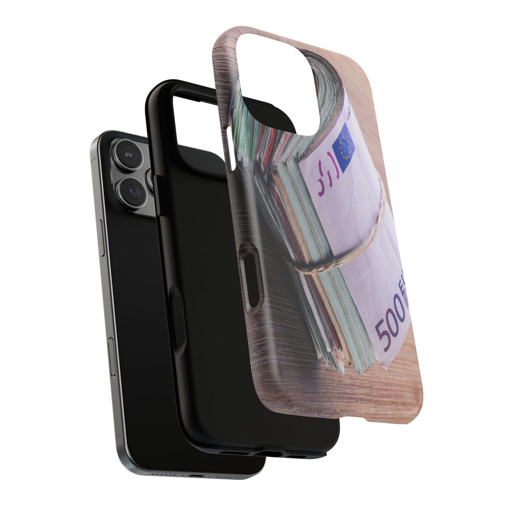 Stack of Euro Banknotes Phone Case | Money Roll iPhone Case, Cash Print