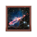 Cosmic Nebula Jewelry Box | Space Galaxy Starry Keepsake Box