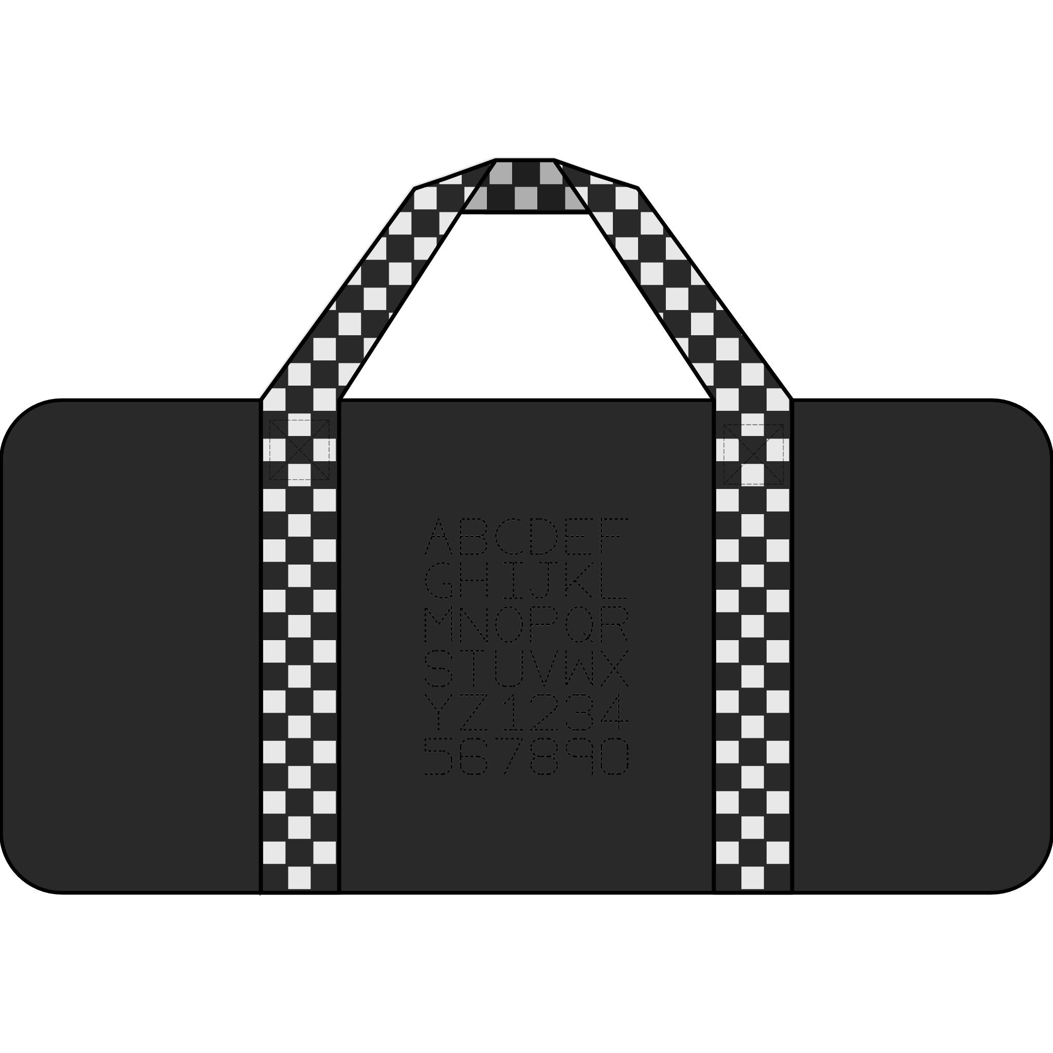 Sac de voyage/sport/week-end Tripper Duffel Camouflage avec sangle damier