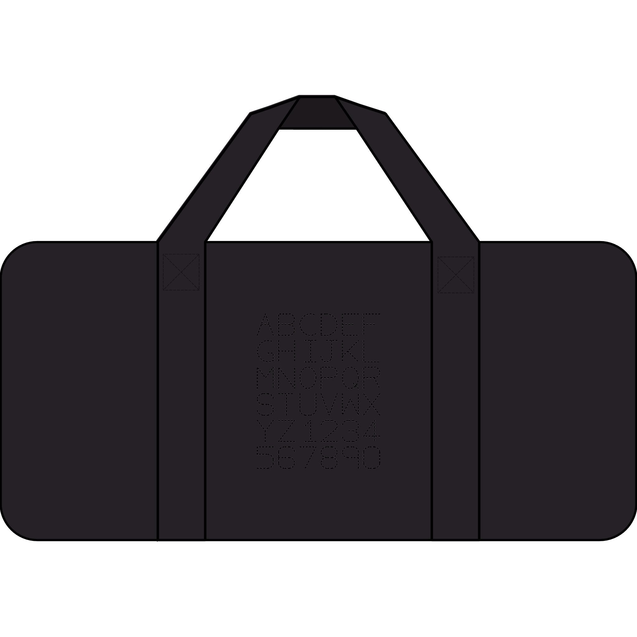 Checkerboard Strap Camo Tripper Duffel Bag | Travel Gym Weekend Bag