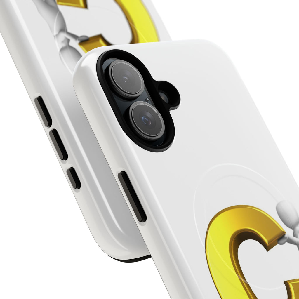 Gold Letter C Monogram Phone Case | Magnetic Tough Case