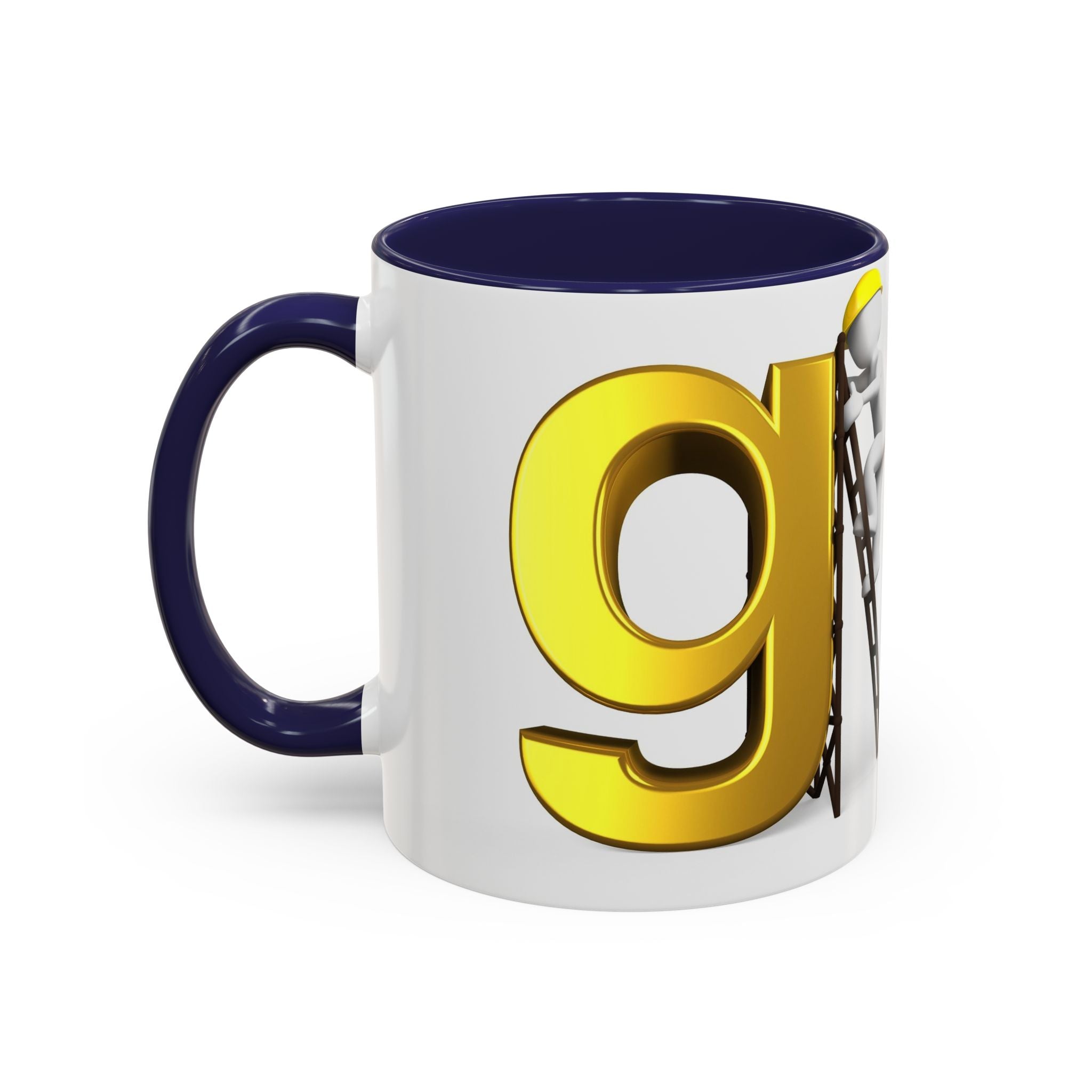 Bauarbeiter Buchstabe G Tasse | Akzent-Kaffeetasse