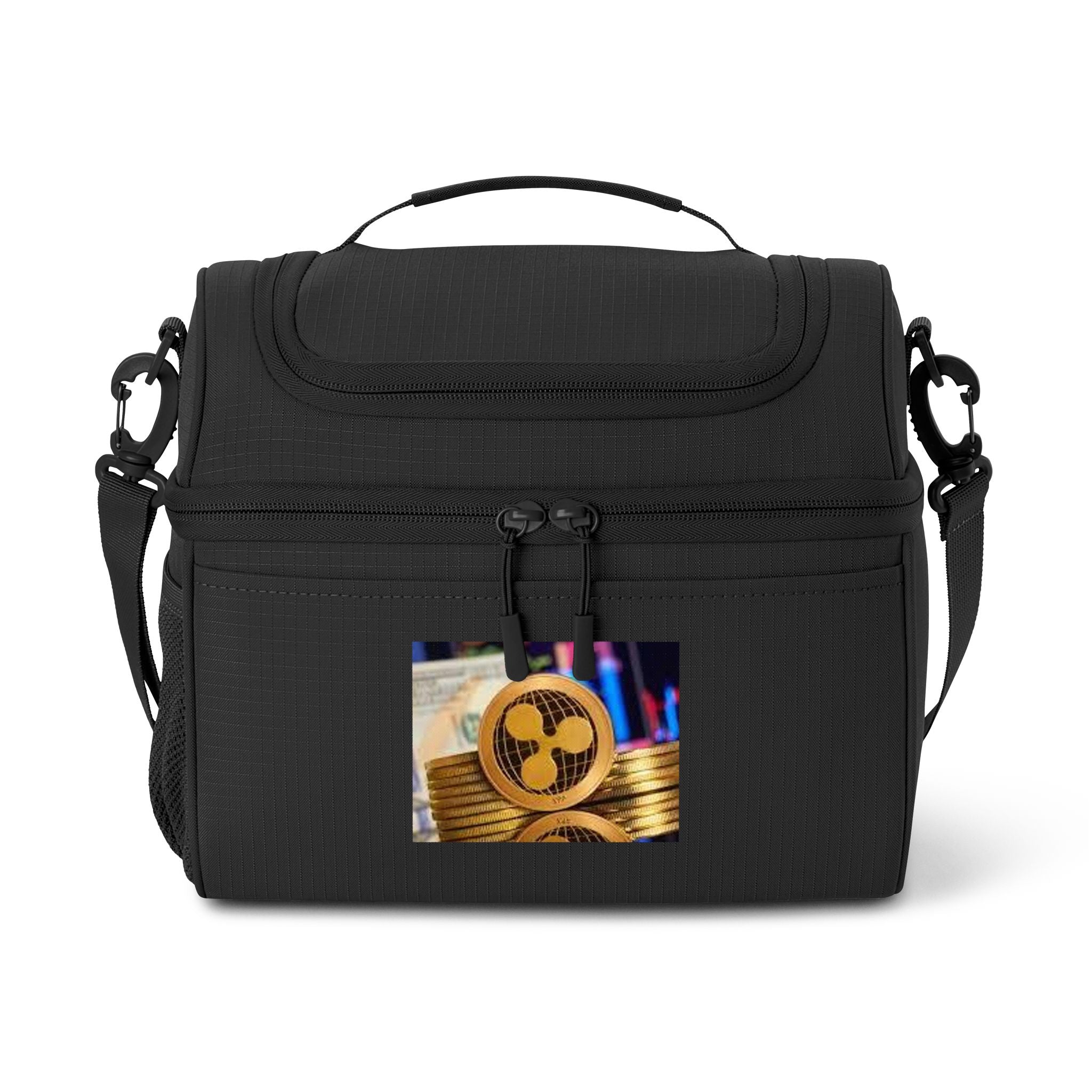 Ripple Crypto Coin Cooler Bag | Insulated Lunch Cooler, Cryptocurrency Design