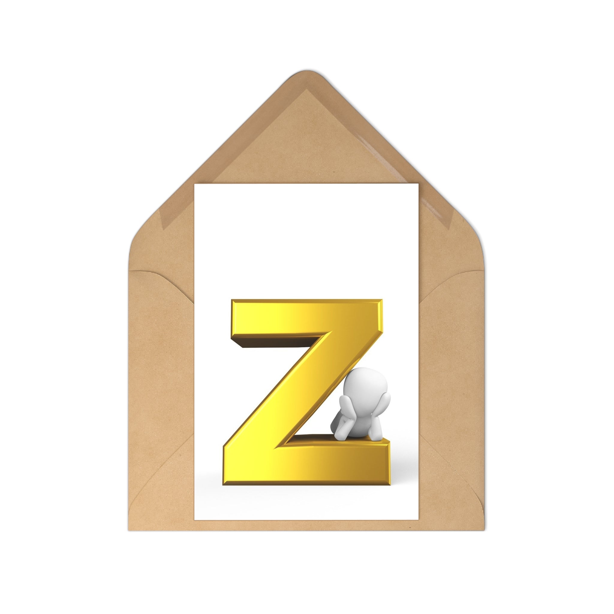 Letter Z Postcards (7 pcs)