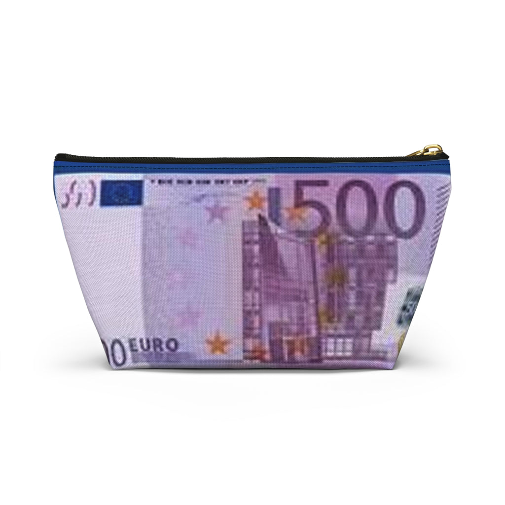 500 Euro Bill Accessory Pouch | Money Print Cosmetic Bag