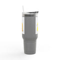 Yellow 3D Letter A tumbler | Travel Mug