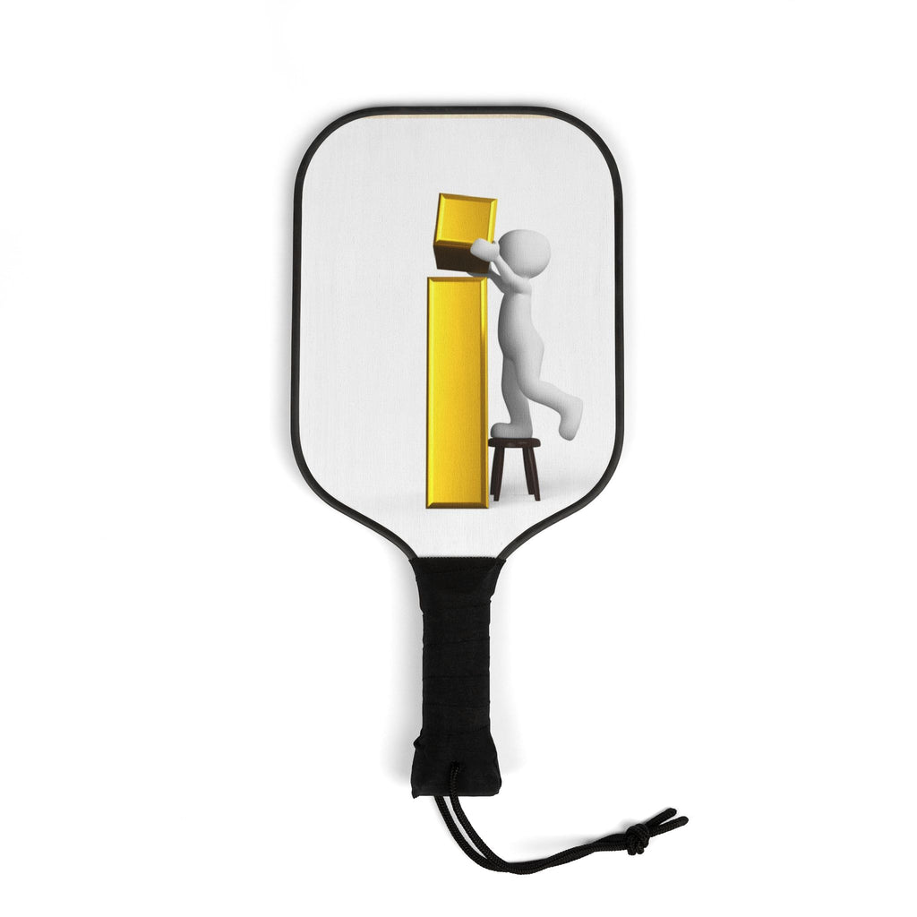 Stick Figure Building Letter i Pickleball Paddle Kit | Pickleball Kit