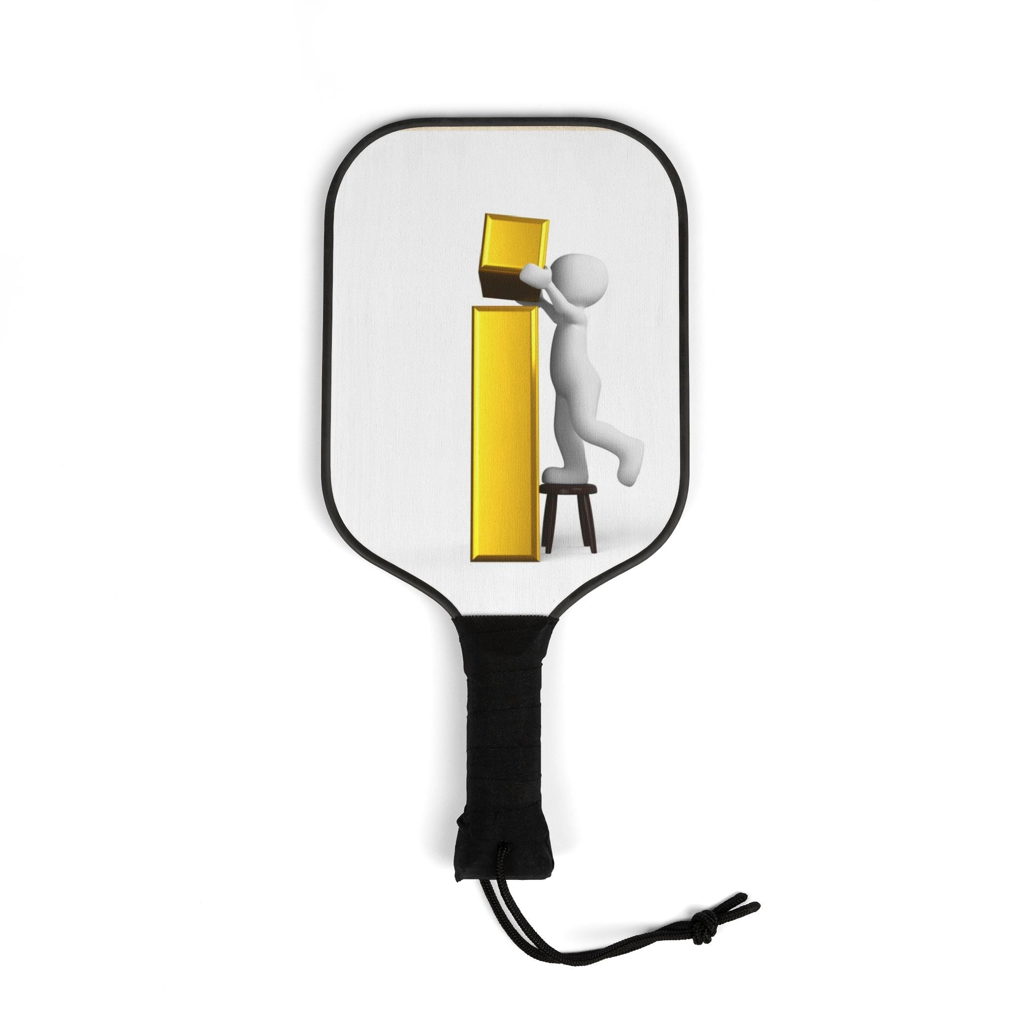 Stick Figure Building Letter i Pickleball Paddle Kit | Pickleball Kit