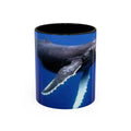 Humpback Whale Ocean Photo Accent Coffee Mug | Whale Lover Mug