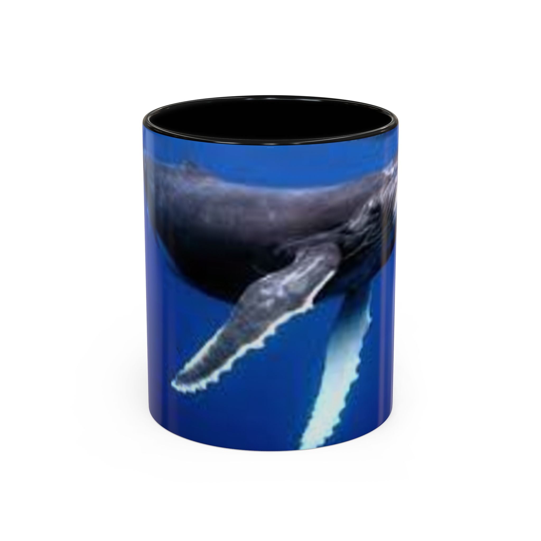 Humpback Whale Ocean Photo Accent Coffee Mug | Whale Lover Mug