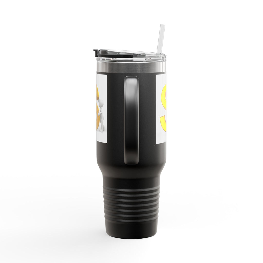 Large Gold Letter S monogram | Travel Mug
