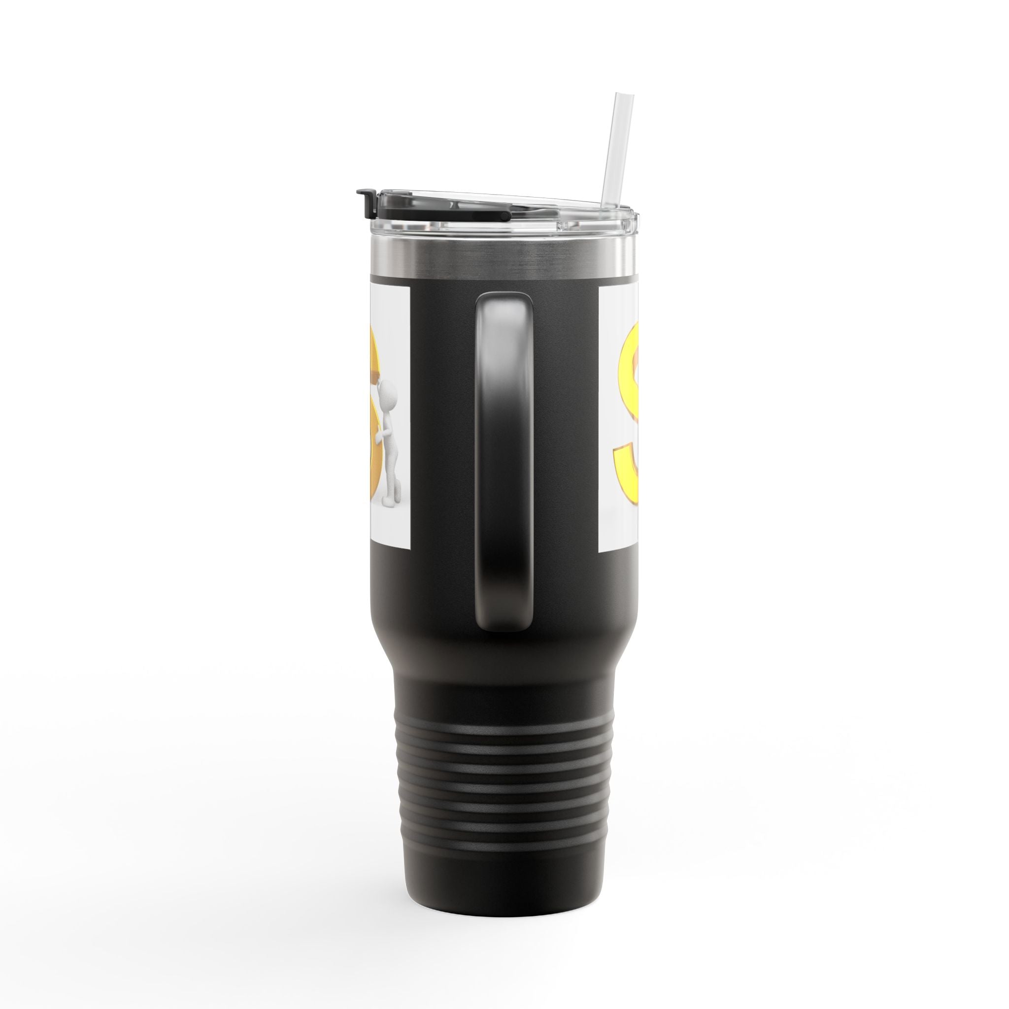 Large Gold Letter S monogram | Travel Mug