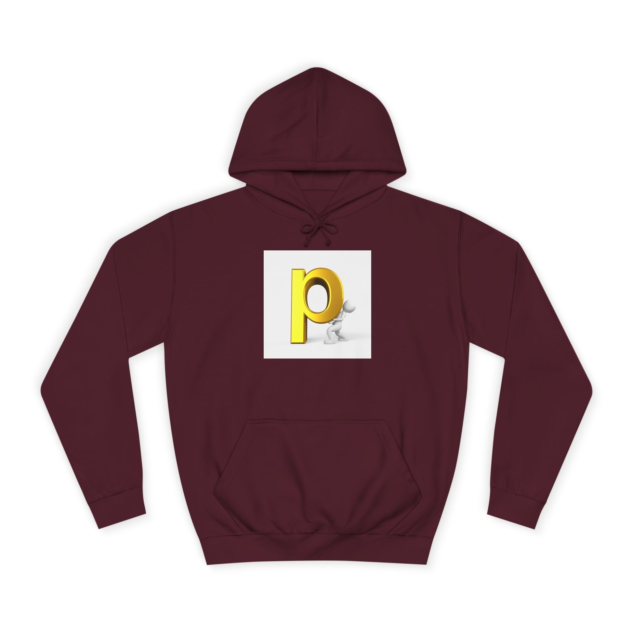Sweat à capuche lettre P 3D | Pull Monogramme initiale P