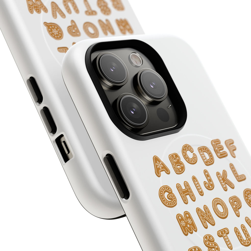 Cookie Alphabet Phone Case | Tough Magnetic Case, Cute Lettering