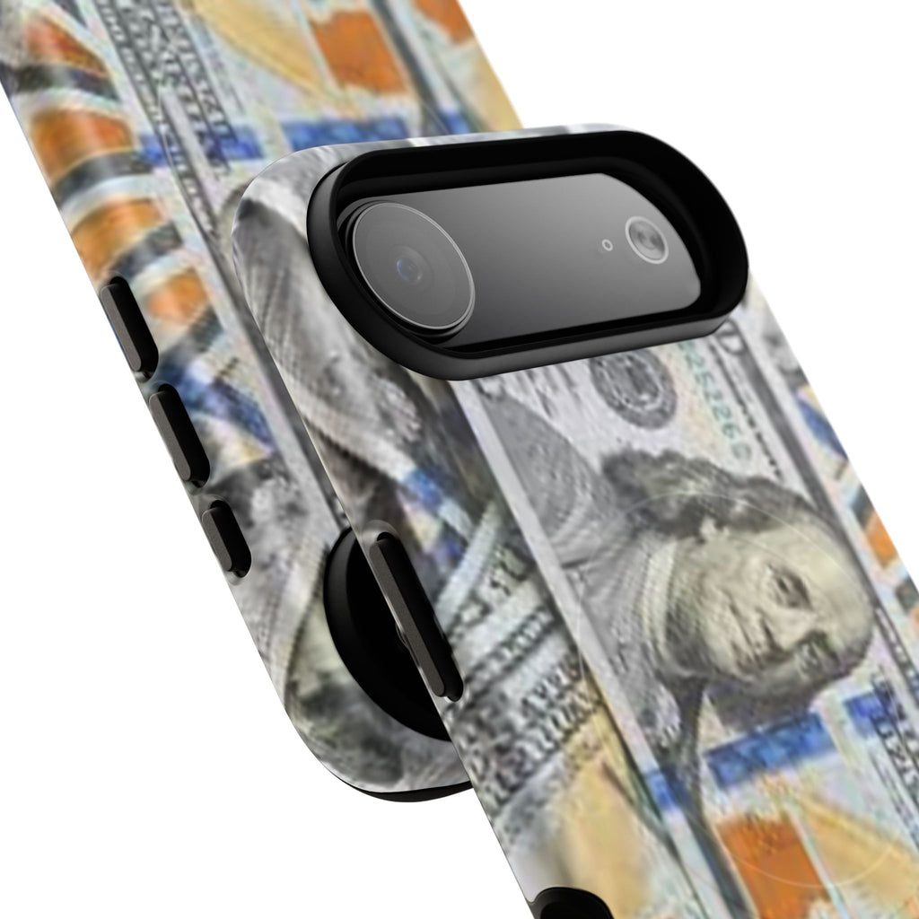 Hundred Dollar Bills Phone Case | Tough Magnetic Case, Money Pattern