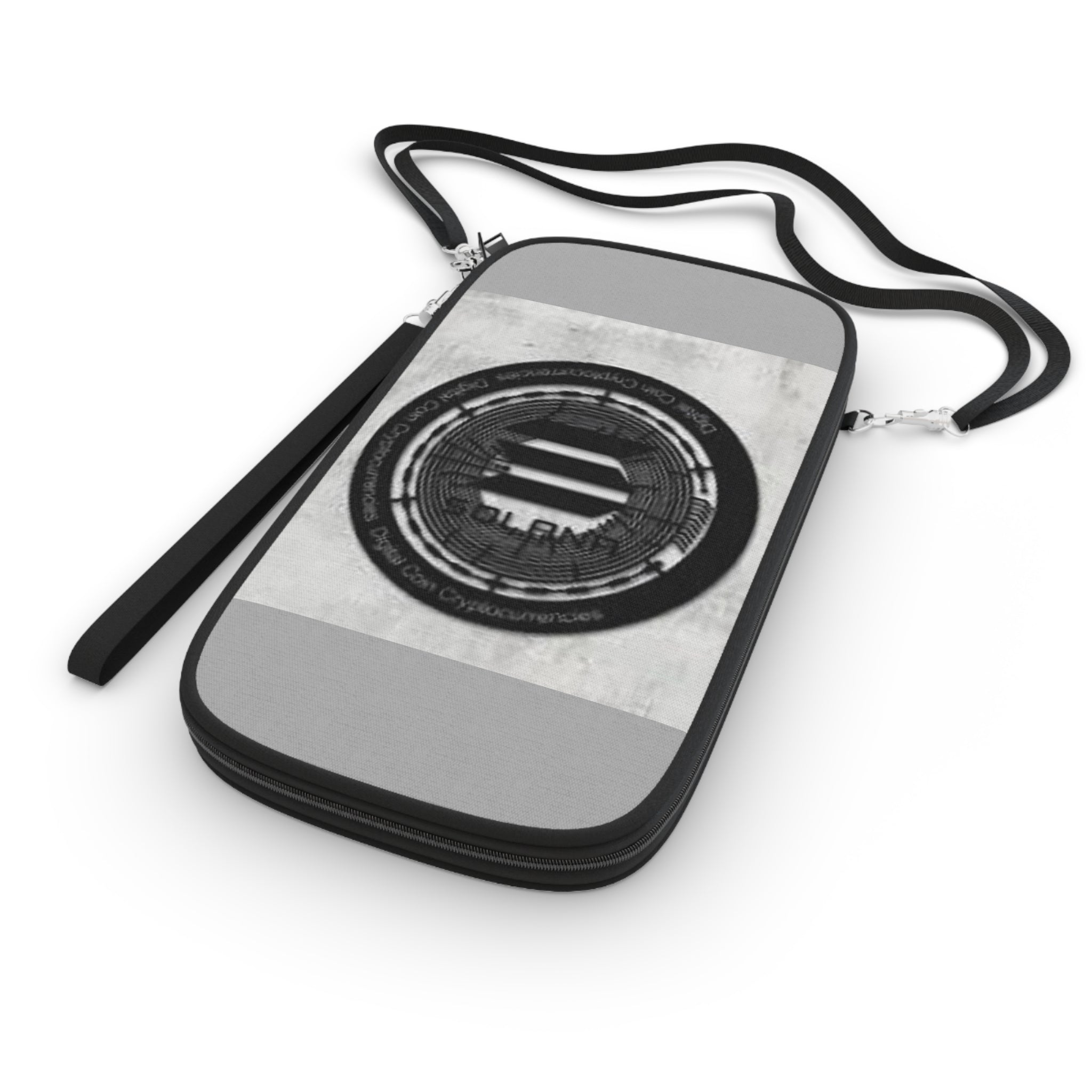 Solana Coin Graphic Passport Wallet | Crypto Token Design, Travel Accessory