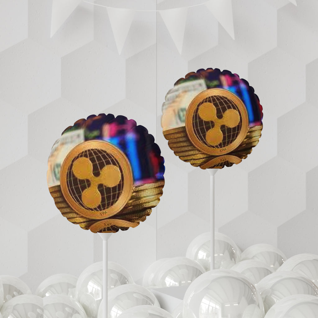 Ripple Crypto Logo Balloon 11" | Round Foil Balloon