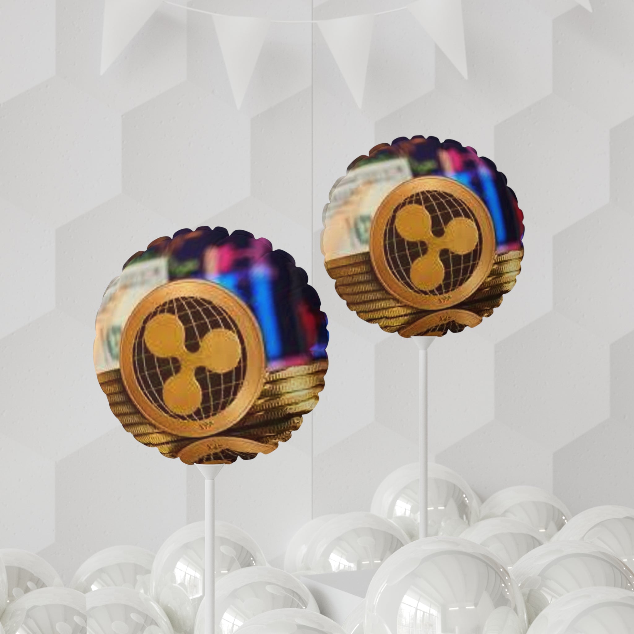 Ripple Crypto Logo Balloon 11" | Round Foil Balloon